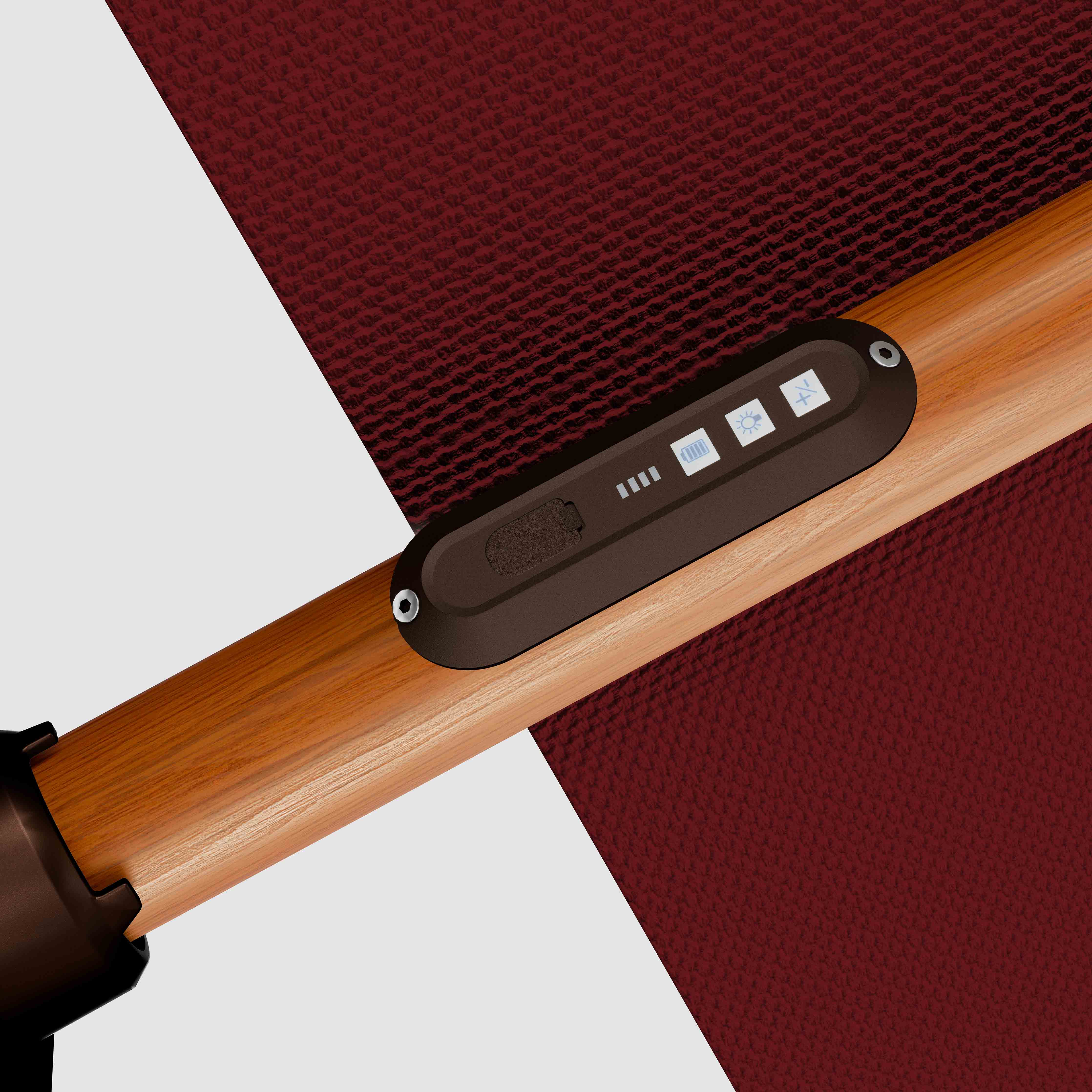 The Supreme Wooden™ - Sunbrella Burgundy