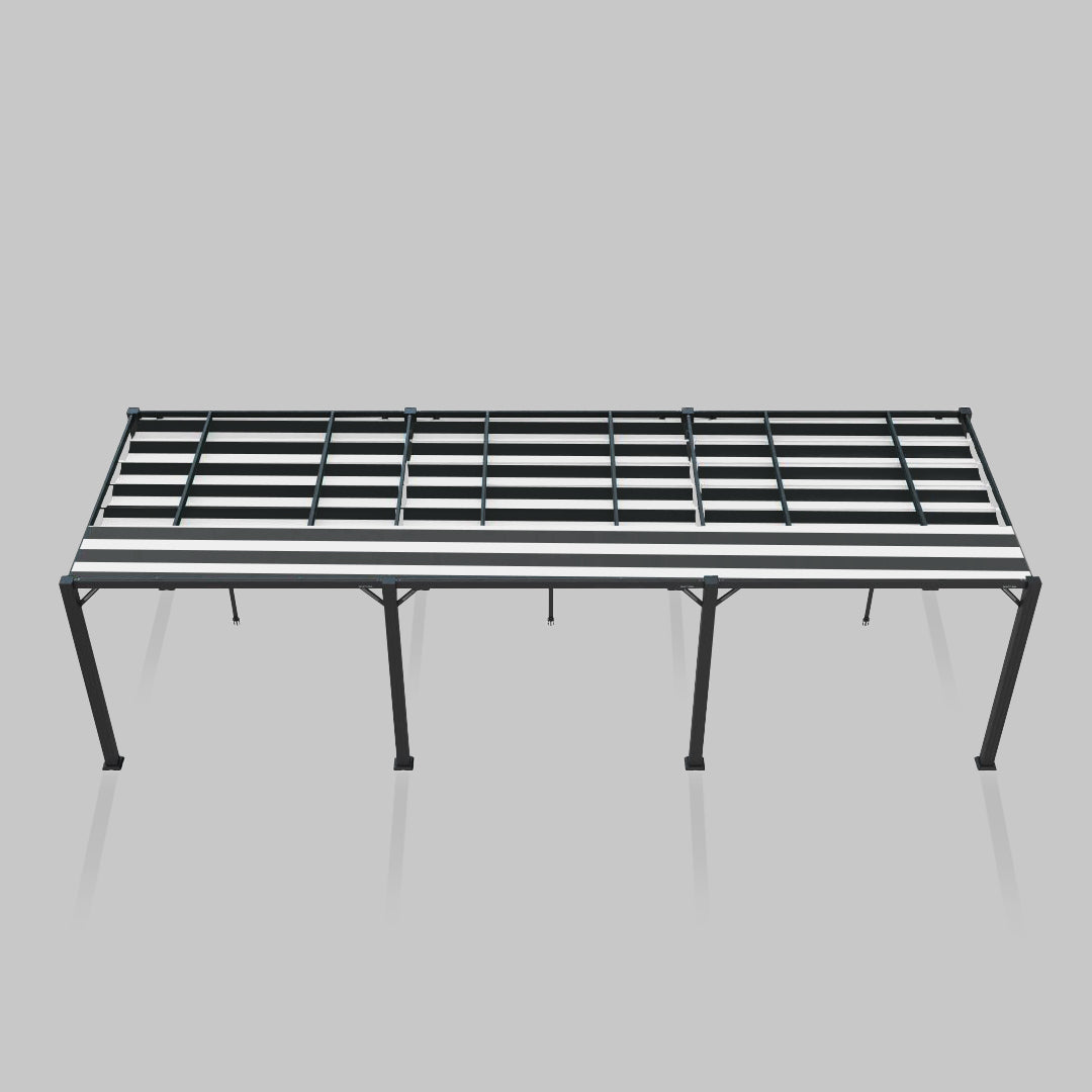 #configuration pergola_triple #frame colour_Aluminum