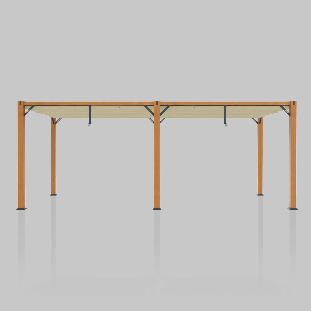 #configuration pergola_double #frame colour_Wood