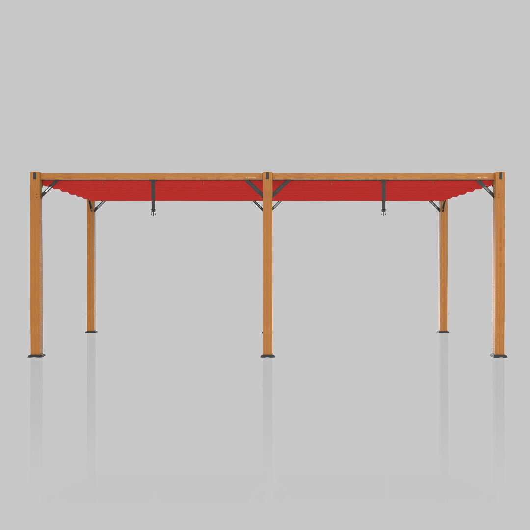 #configuration pergola_Double #frame colour_Wood