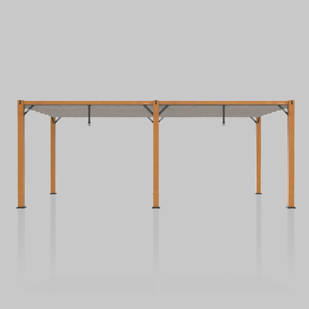 #configuration pergola_double #frame colour_Wood