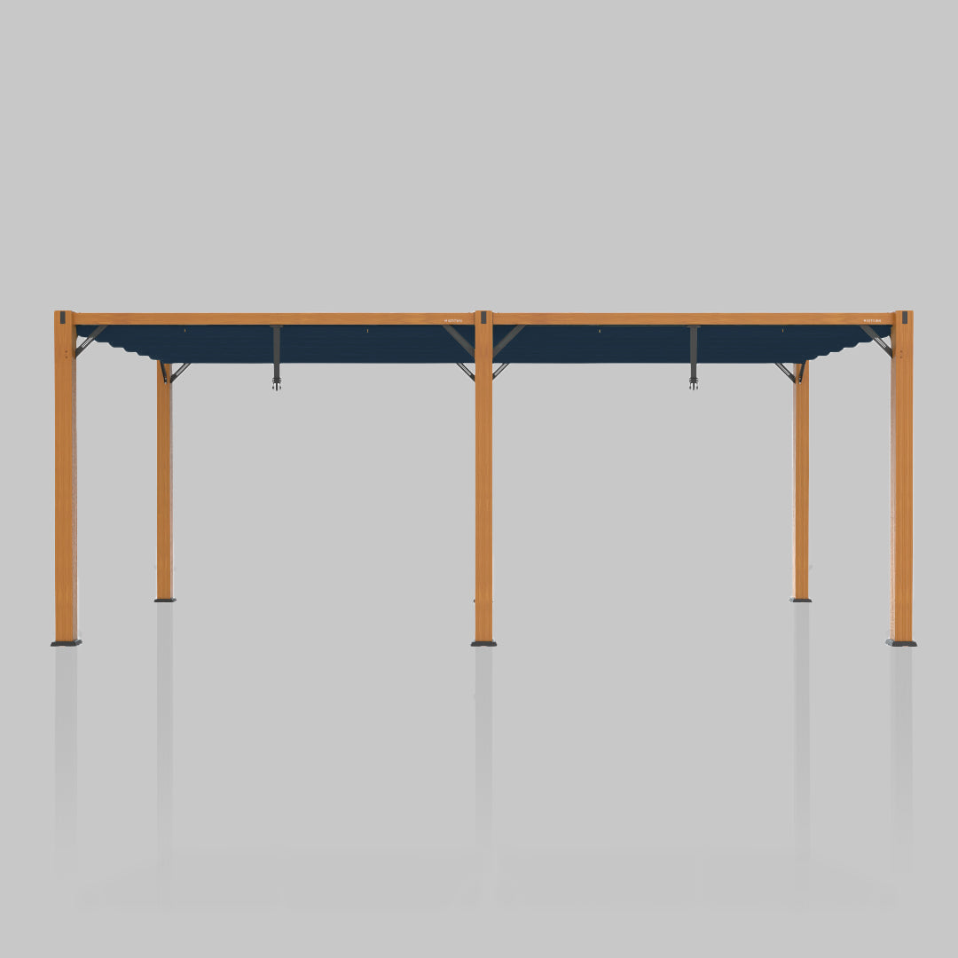 #configuration pergola_double #frame colour_Wood