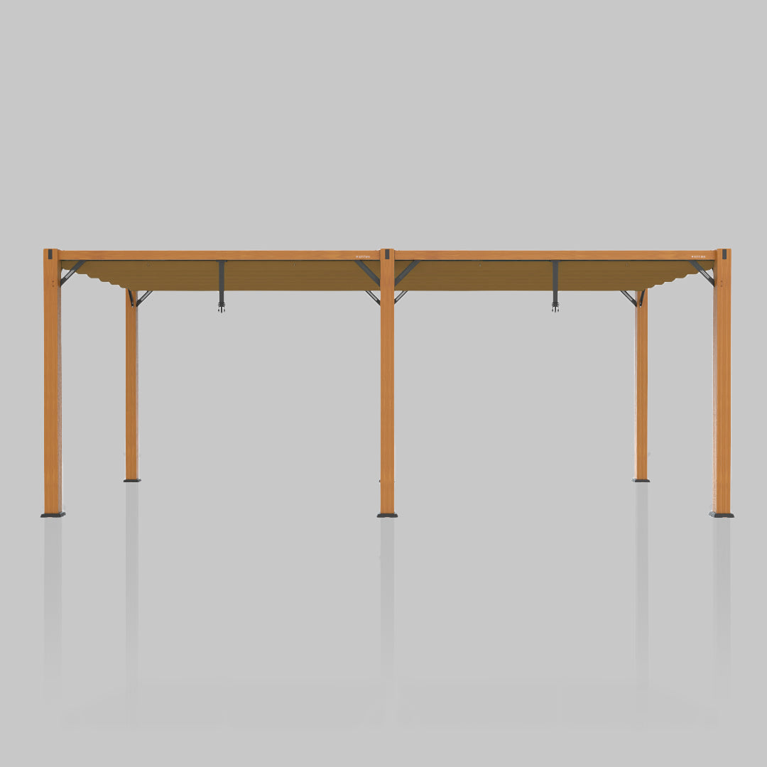 #configuration pergola_double #frame colour_Wood