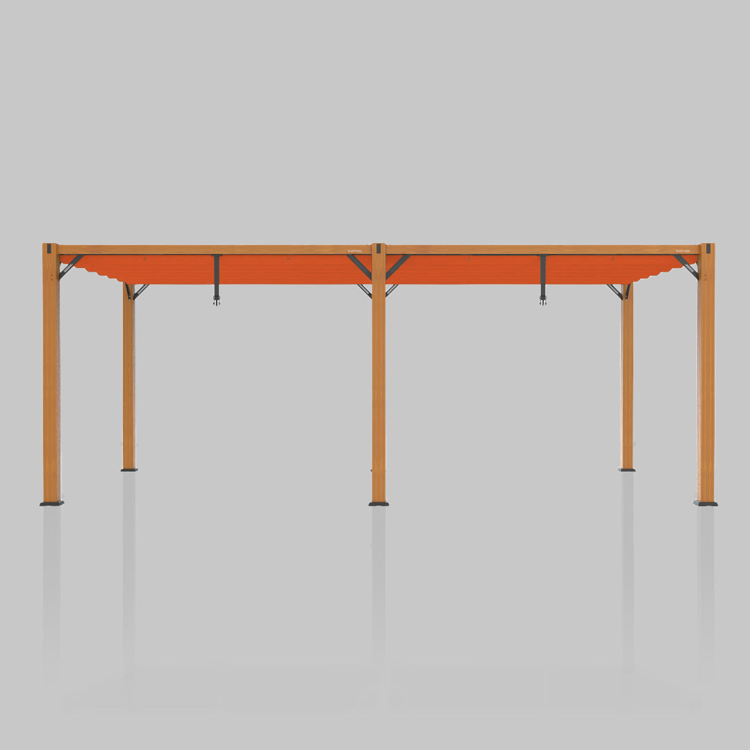 #configuration pergola_double #frame colour_Wood