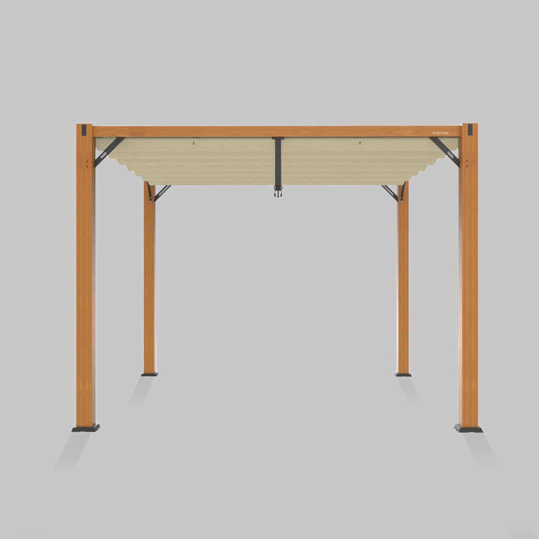 #configuration pergola_single #frame colour_Wood