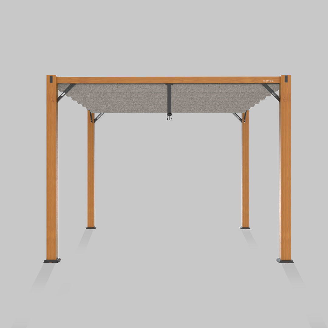 #configuration pergola_single #frame colour_Wood