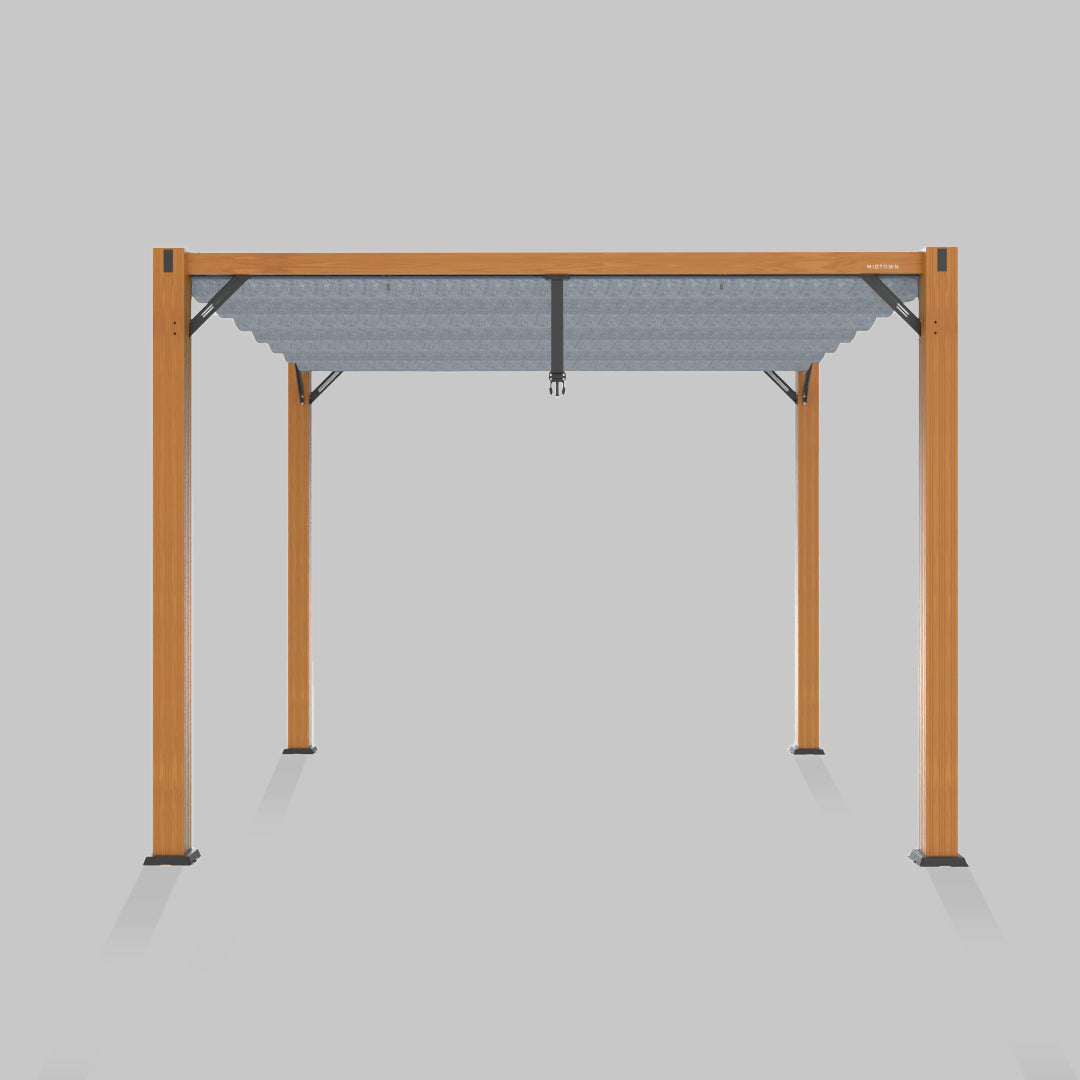 #configuration pergola_single #frame colour_Wood