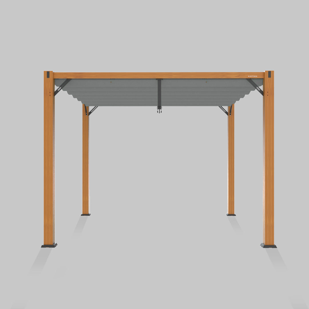 #configuration pergola_single #frame colour_Wood