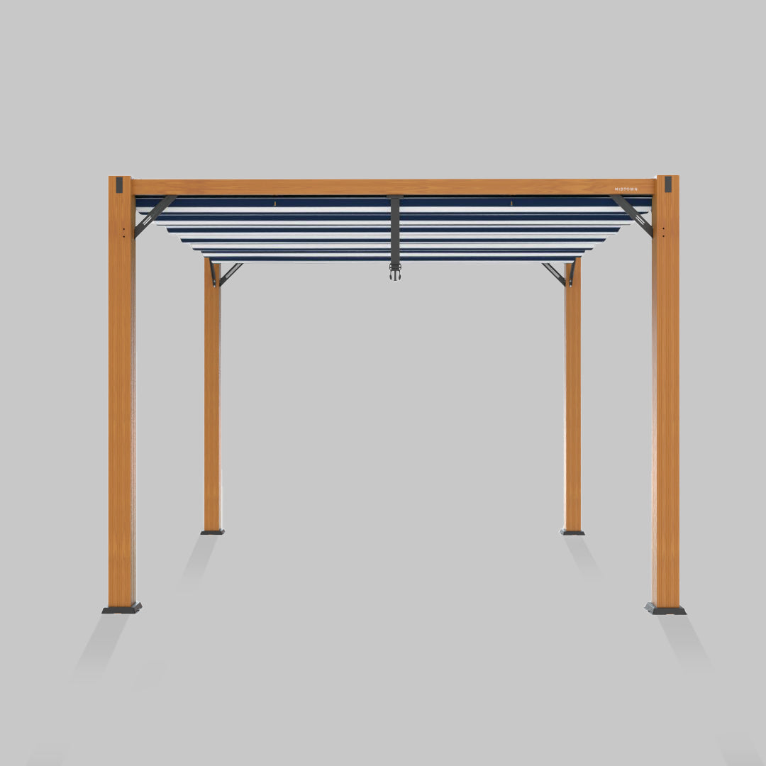 #configuration pergola_single #frame colour_Wood
