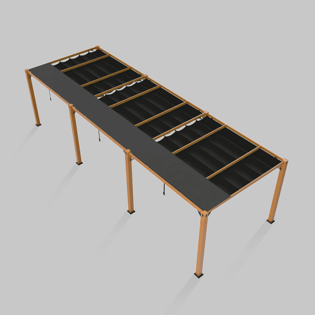 #configuration pergola_triple #frame colour_Wood