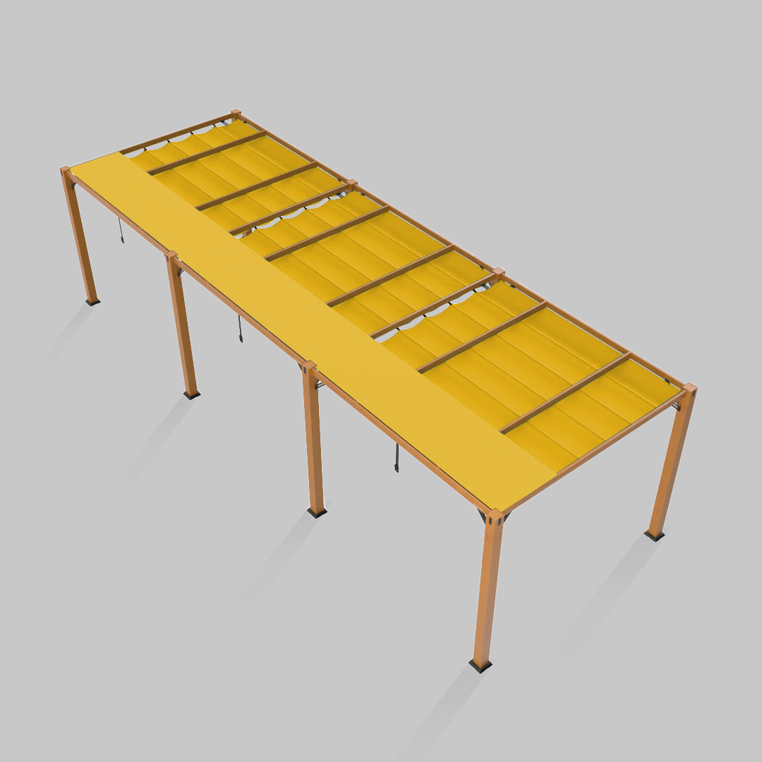 #configuration pergola_triple #frame colour_Wood