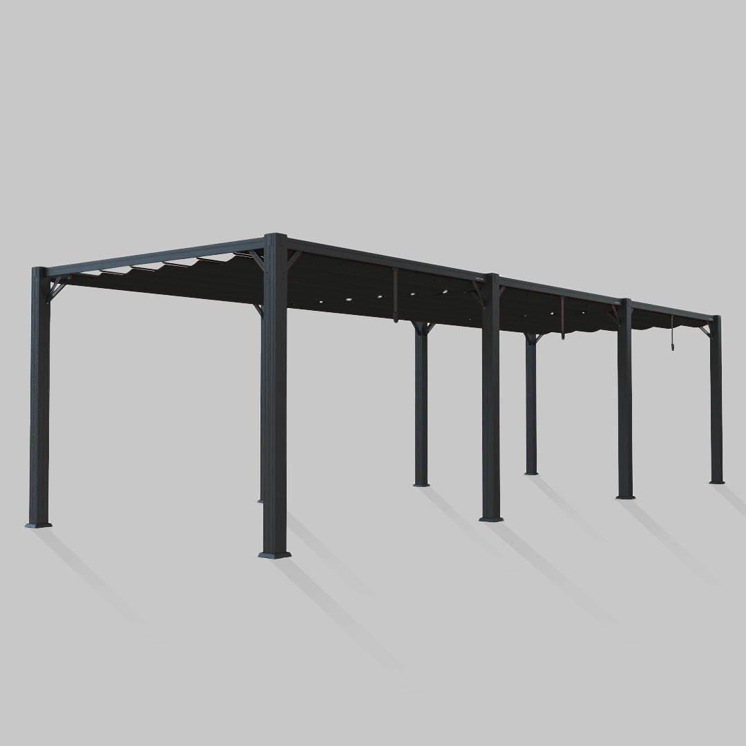 #configuration pergola_triple #frame colour_Aluminum
