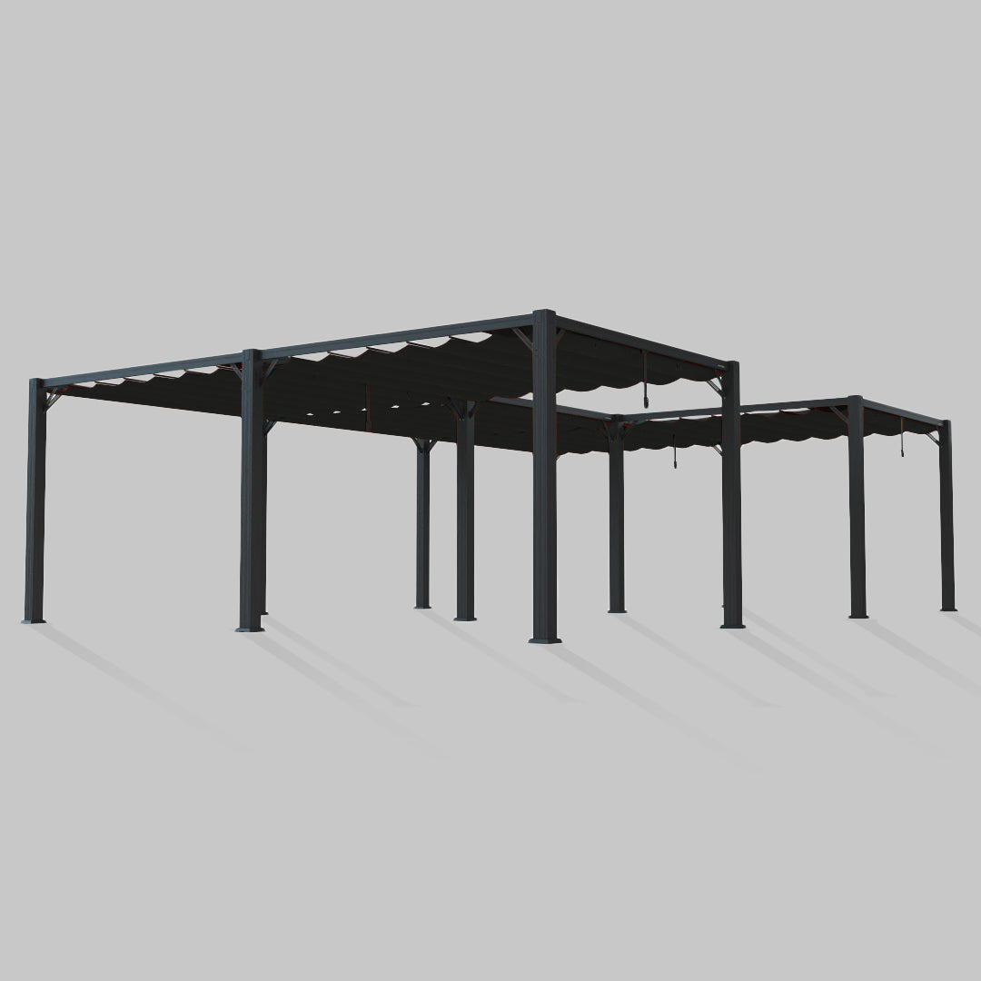 #configuration pergola_U shape #frame colour_Aluminum