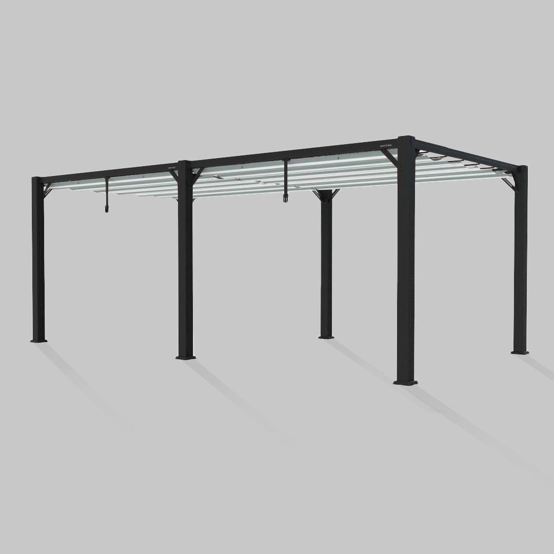 #configuration pergola_double #frame colour_Aluminum