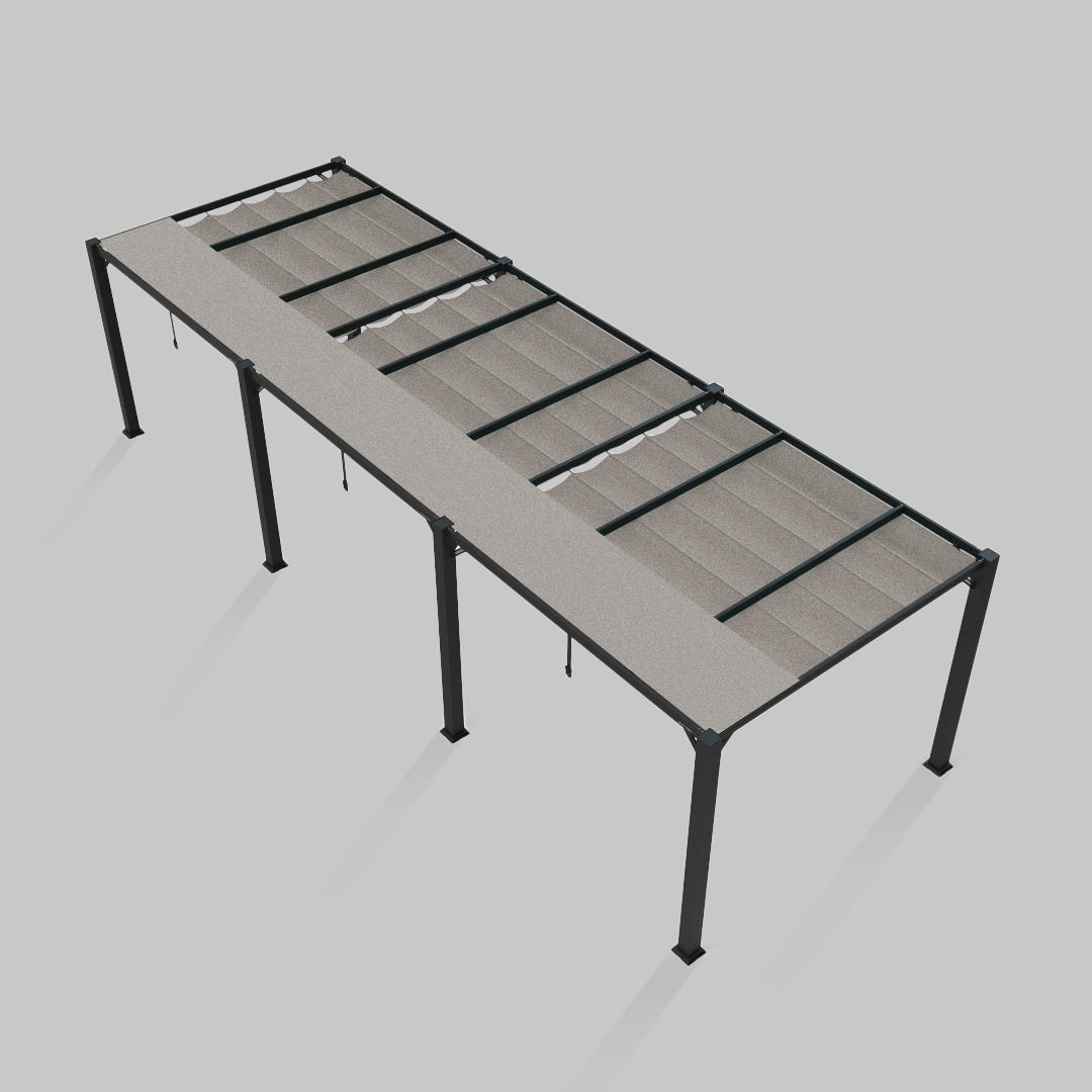 #configuration pergola_triple #frame colour_Aluminum