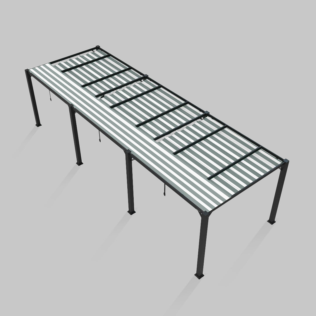 #configuration pergola_triple #frame colour_Aluminum