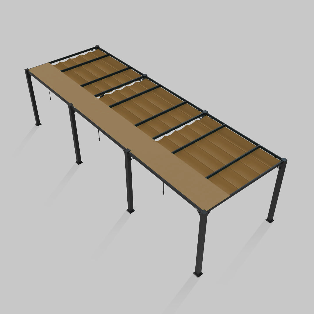 #configuration pergola_triple #frame colour_Aluminum