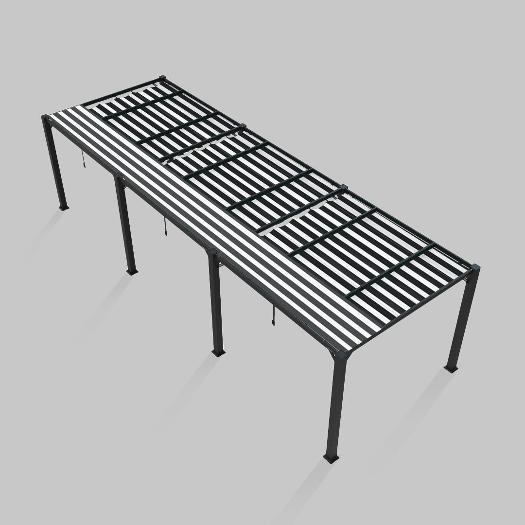 #configuration pergola_triple #frame colour_Aluminum