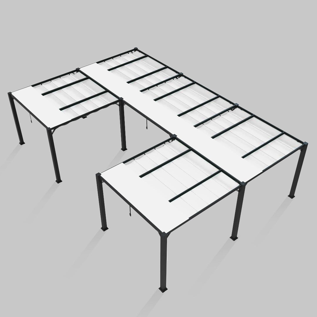 #configuration pergola_U shape #frame colour_Aluminum