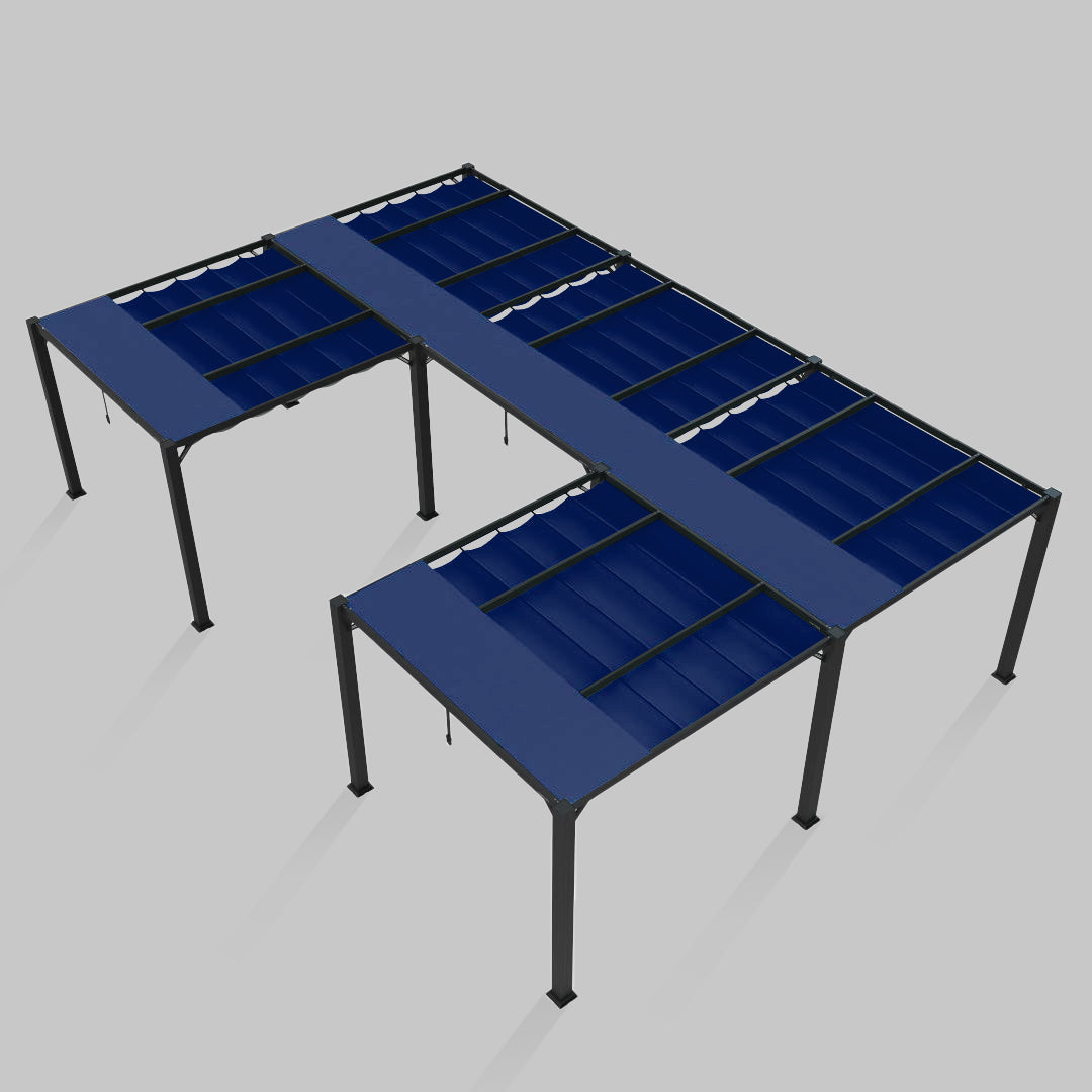 #configuration pergola_U shape #frame colour_Aluminum