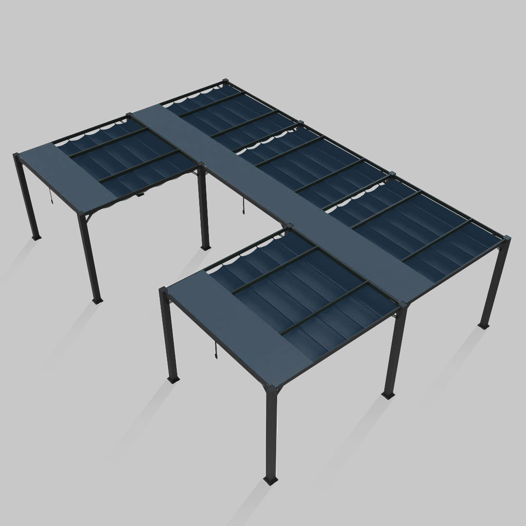 #configuration pergola_U shape #frame colour_Aluminum