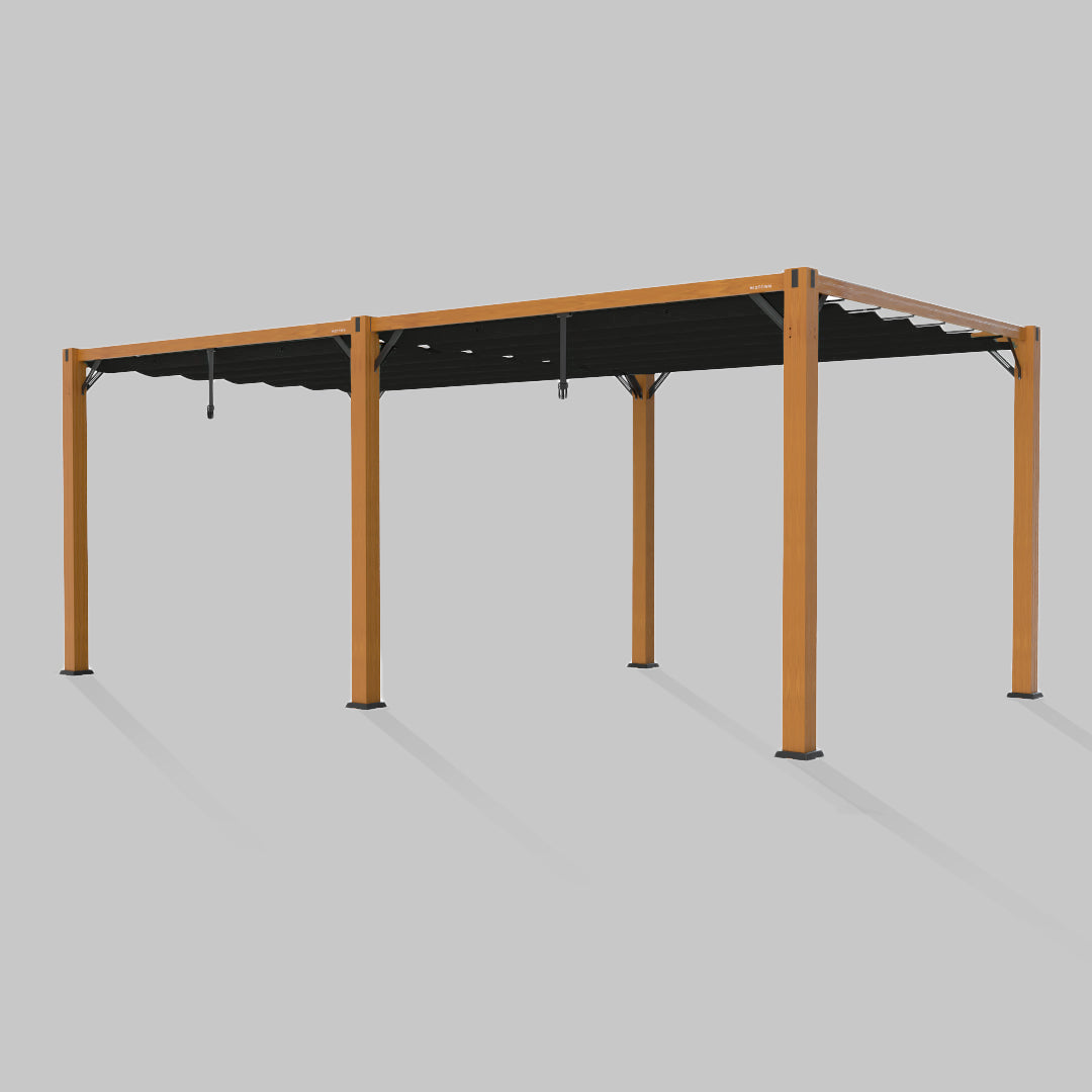 #configuration pergola_double #frame colour_Wood