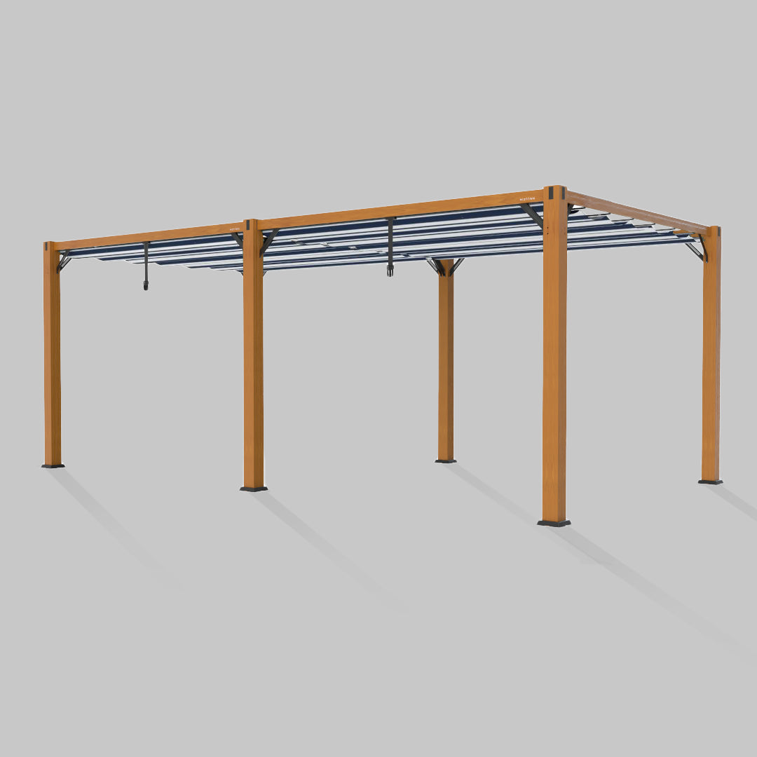 #configuration pergola_double #frame colour_Wood