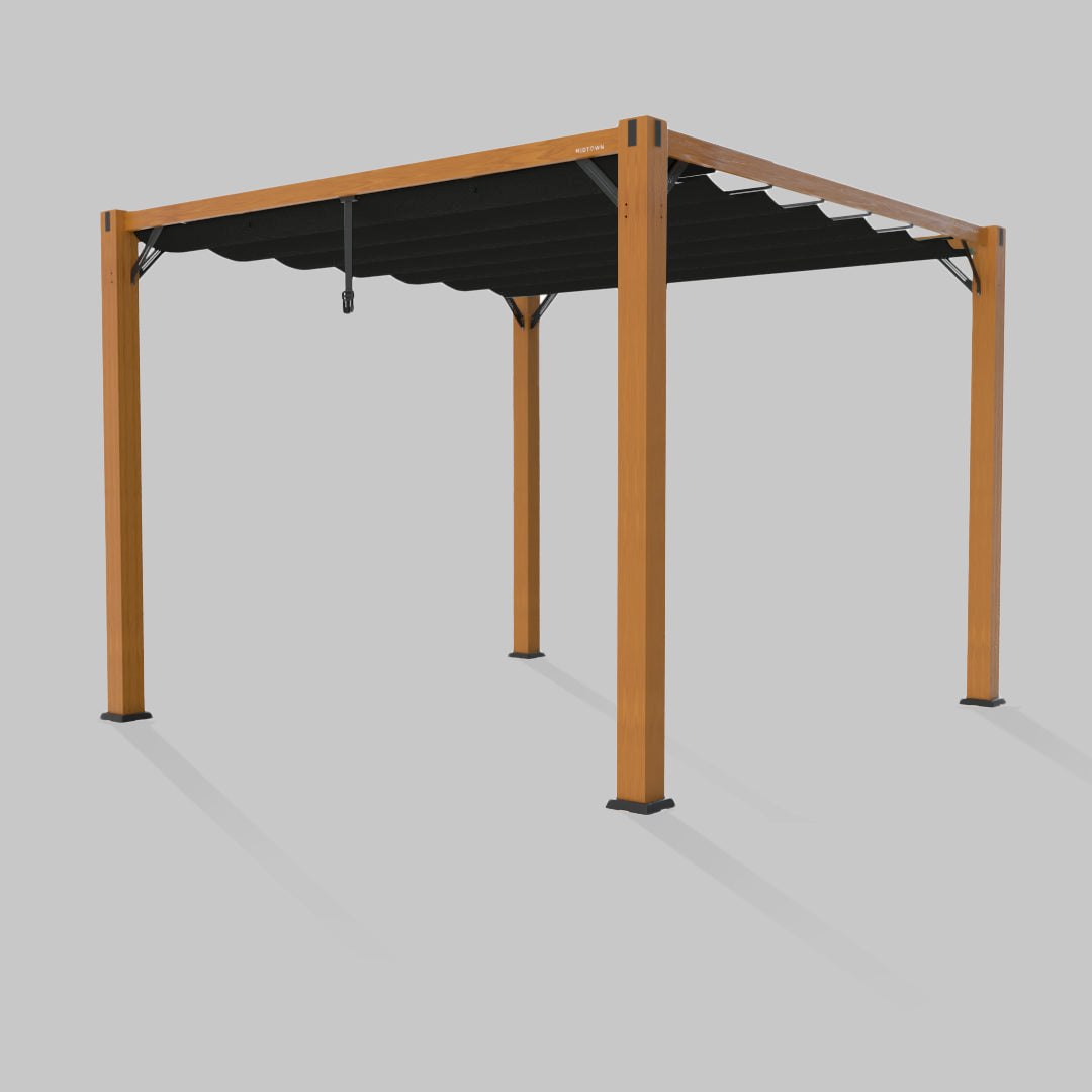 #configuration pergola_single #frame colour_Wood
