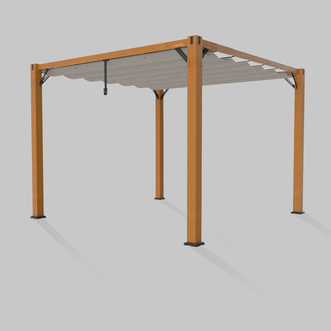 #configuration pergola_single #frame colour_Wood