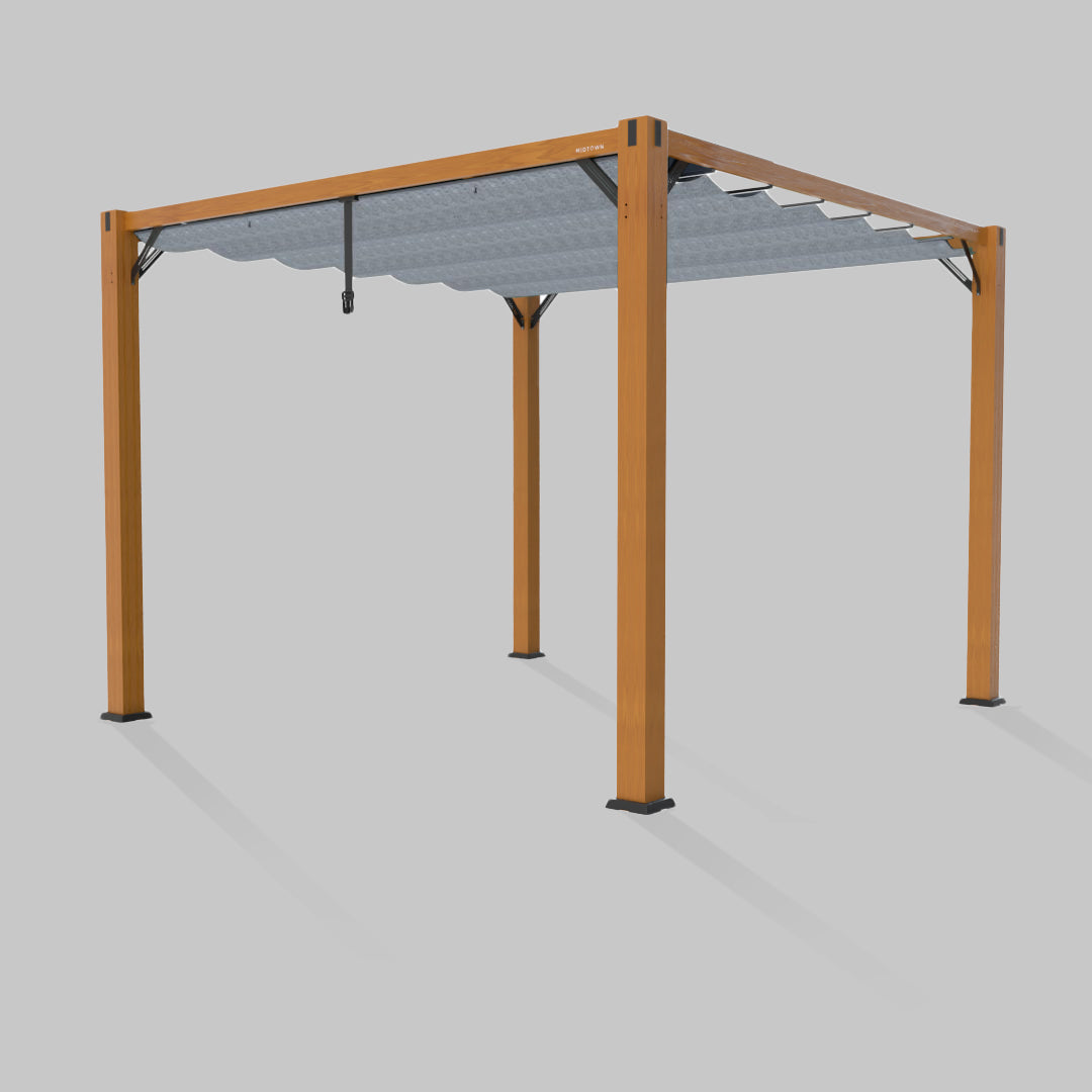 #configuration pergola_single #frame colour_Wood