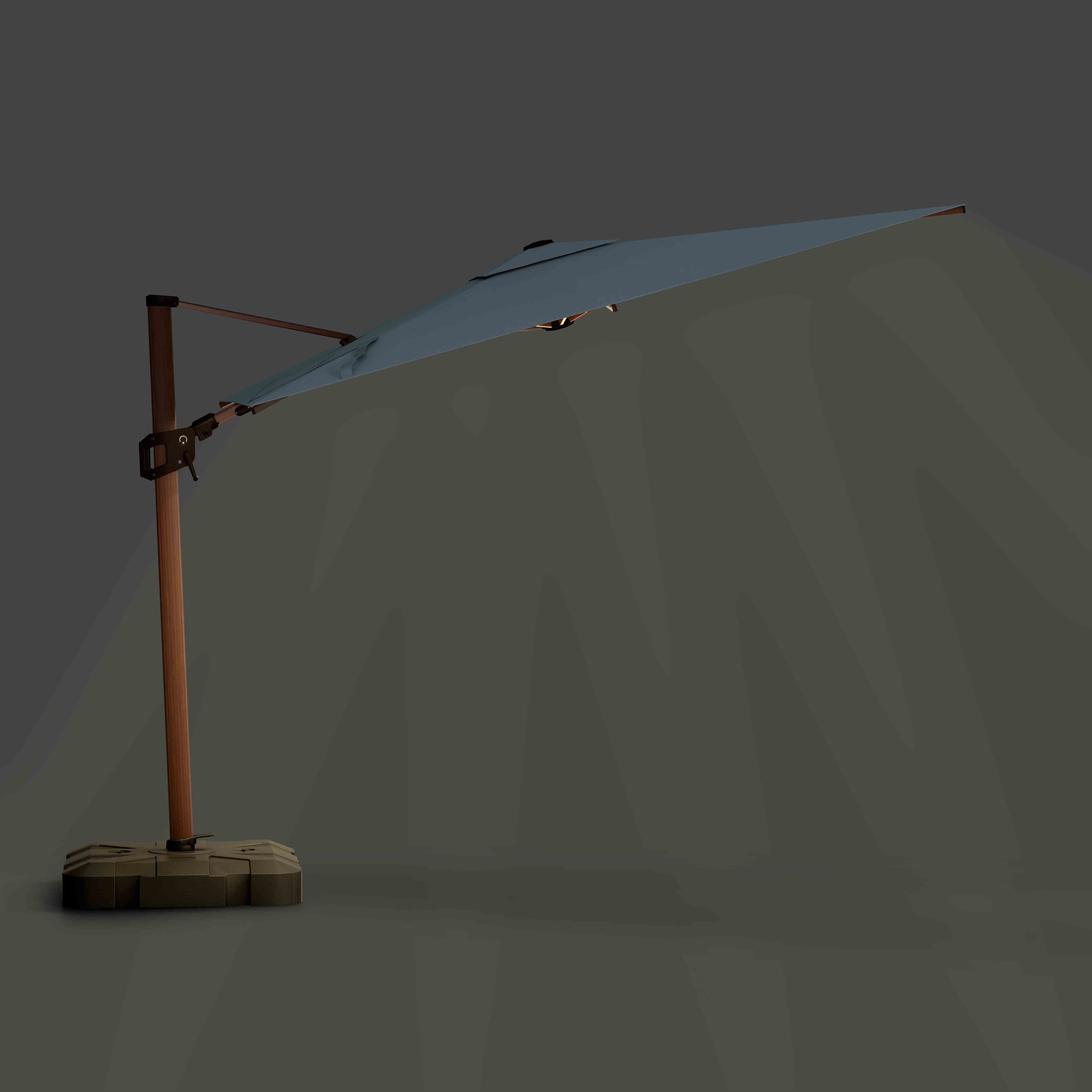 The Supreme Wooden™ - Sunbrella Canvas Haze