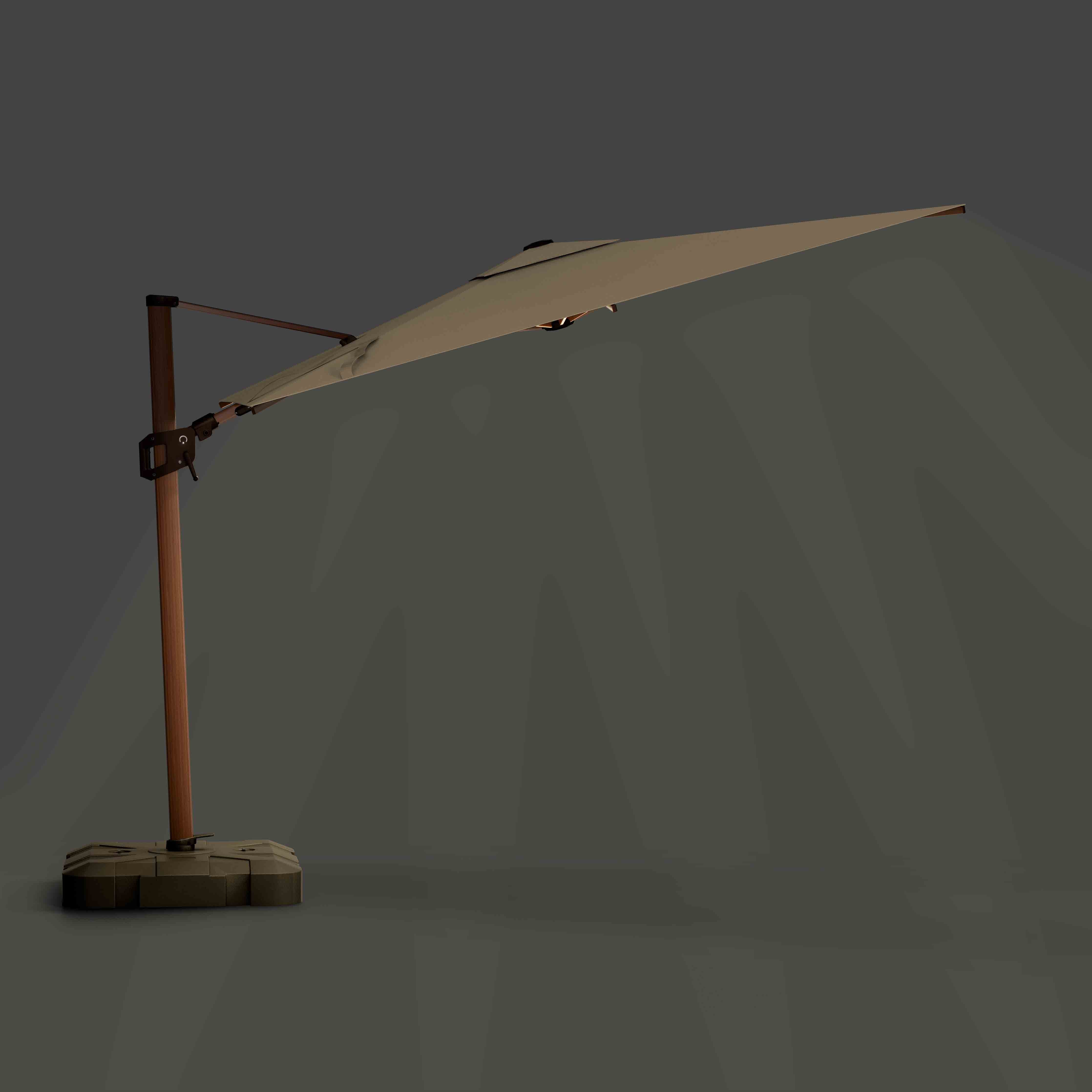 The Supreme Wooden™ - Sunbrella Heather Tan