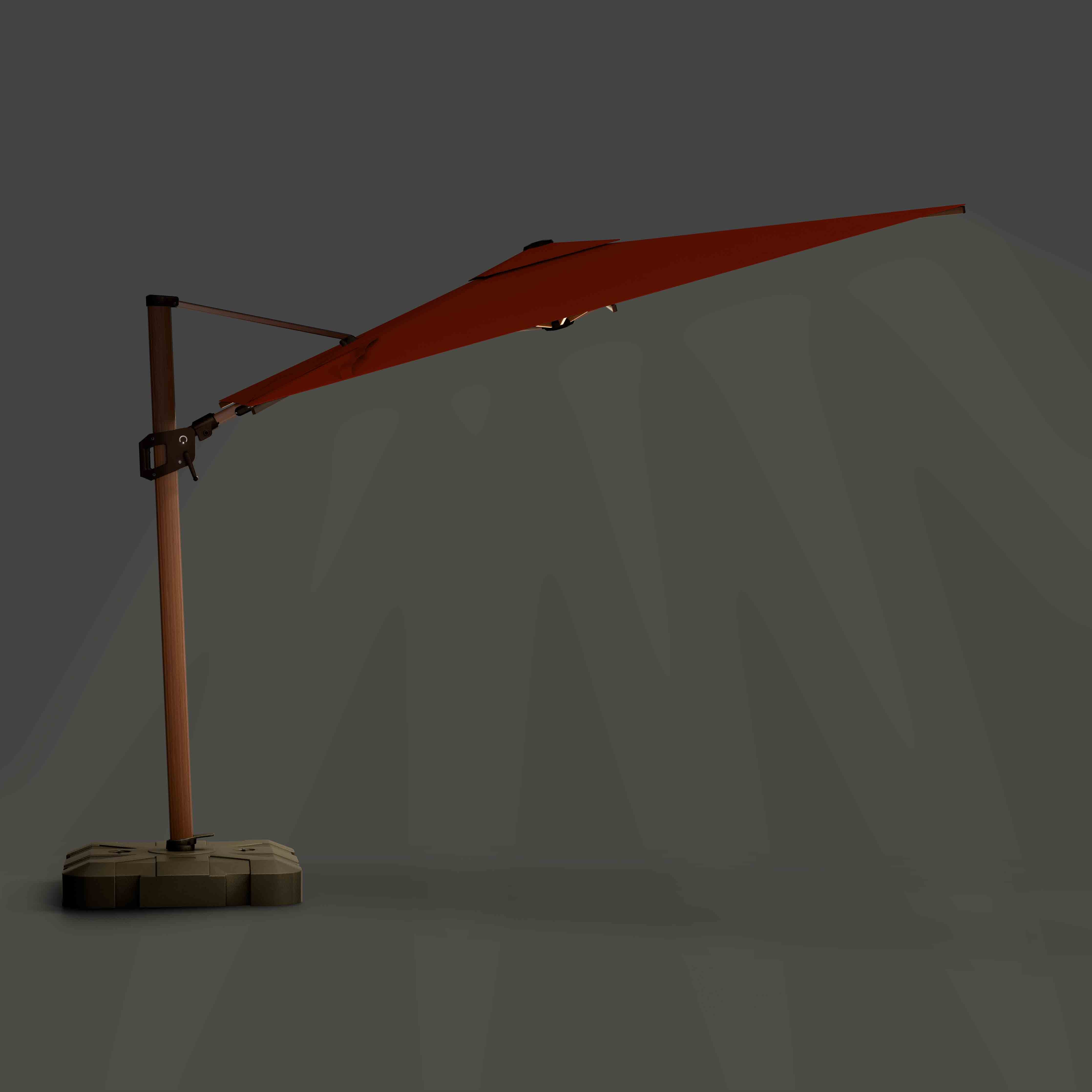 The Supreme Wooden™ - Sunbrella Red