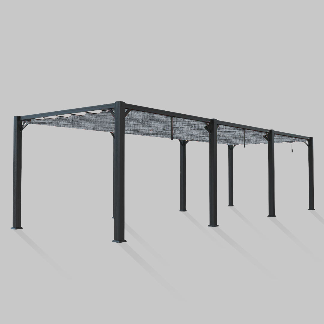 #configuration pergola_triple #frame colour_Aluminum