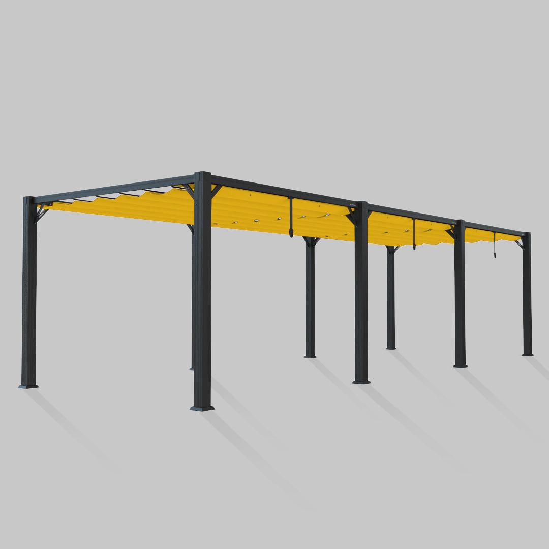 #configuration pergola_triple #frame colour_Aluminum
