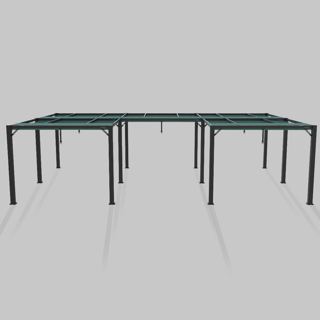 #configuration pergola_U shape #frame colour_Aluminum