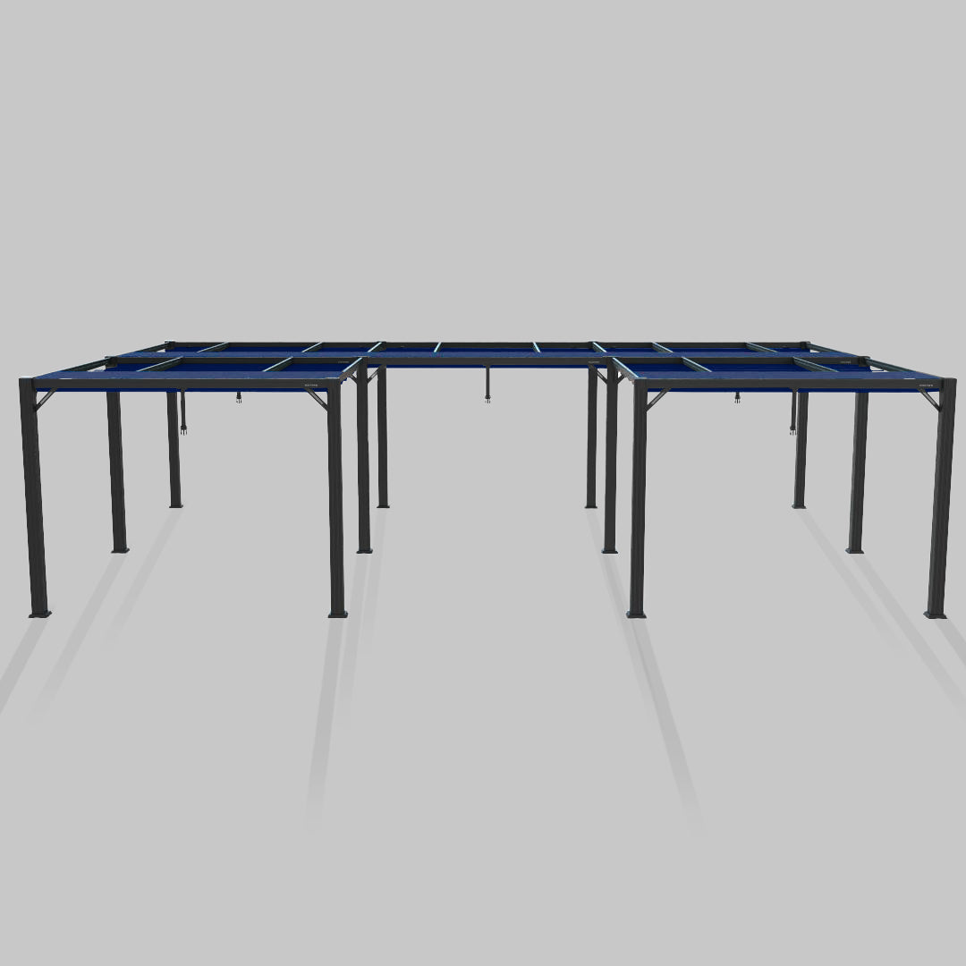 #configuration pergola_U shape #frame colour_Aluminum