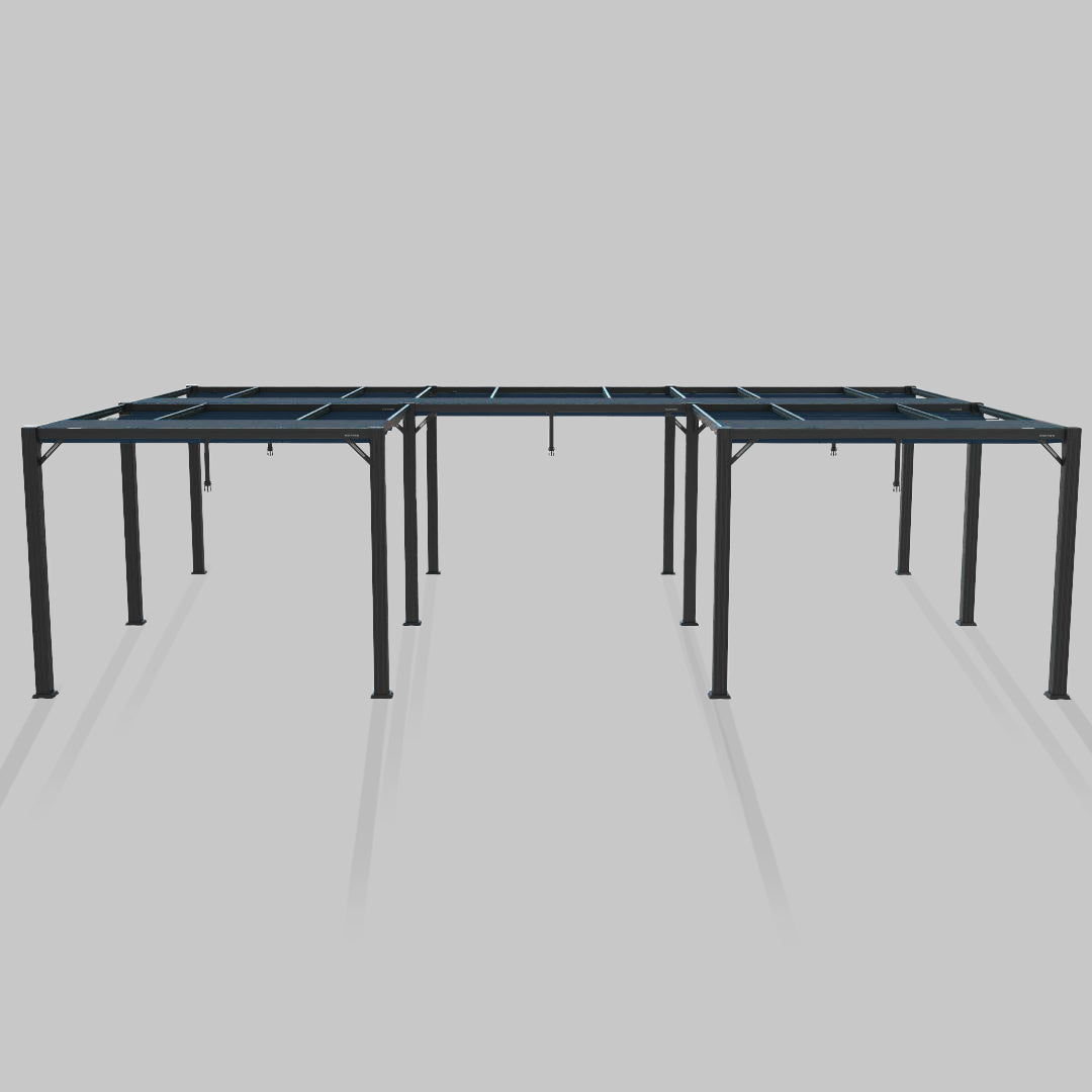 #configuration pergola_U shape #frame colour_Aluminum