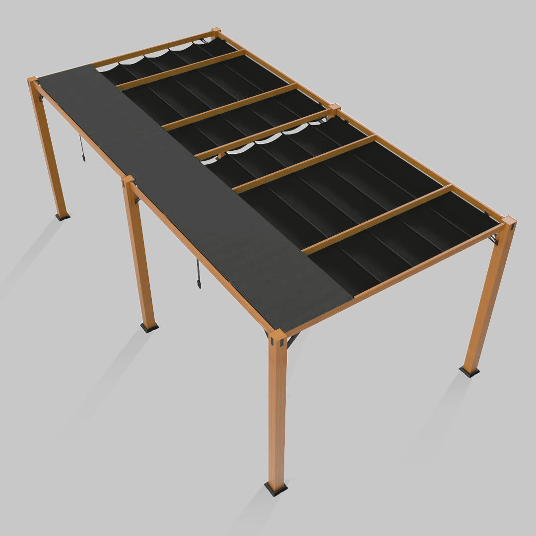 #configuration pergola_double #frame colour_Wood