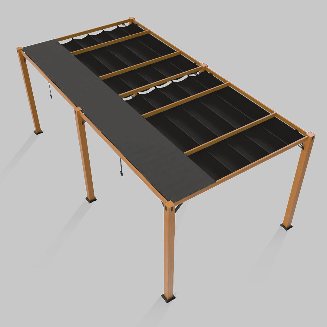 #configuration pergola_double #frame colour_Wood