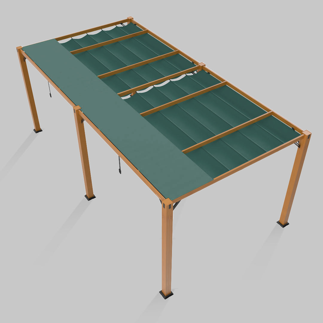 #configuration pergola_double #frame colour_Wood