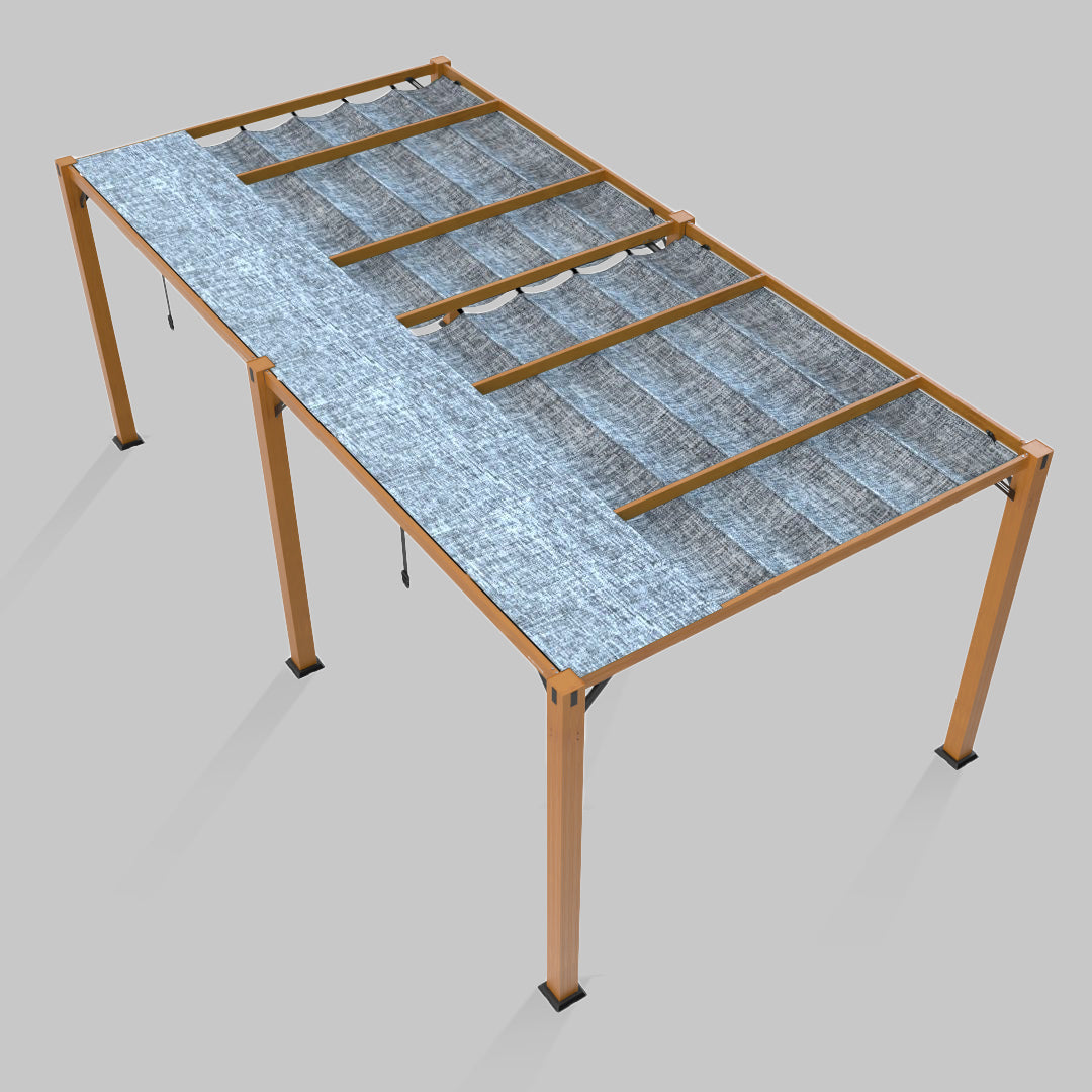 #configuration pergola_double #frame colour_Wood