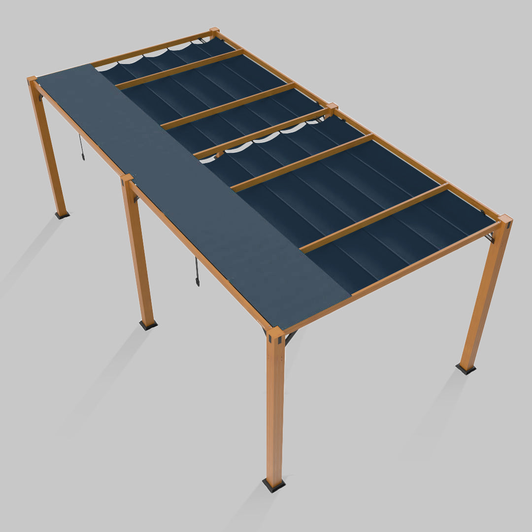 #configuration pergola_double #frame colour_Wood