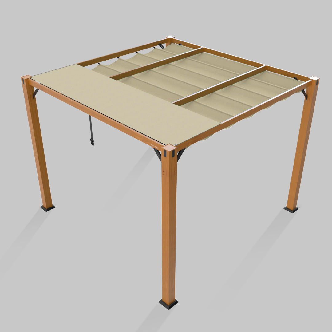 #configuration pergola_single #frame colour_Wood