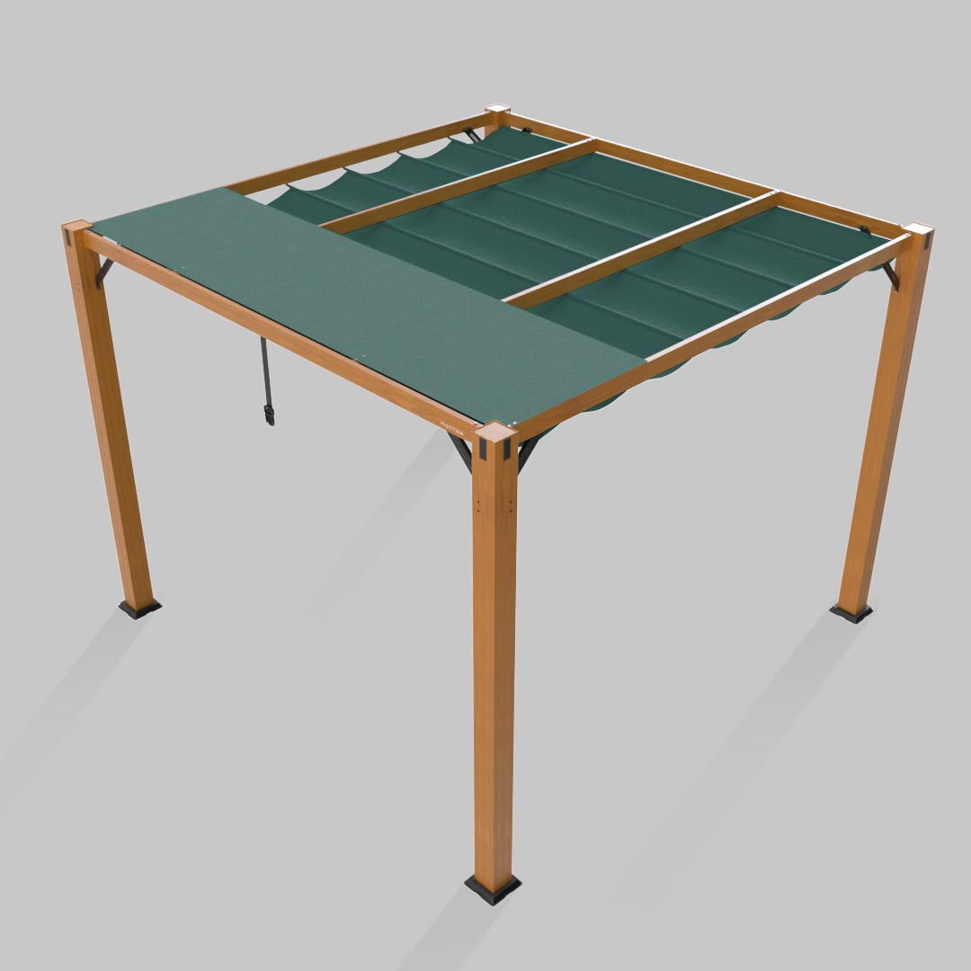 #configuration pergola_single #frame colour_Wood