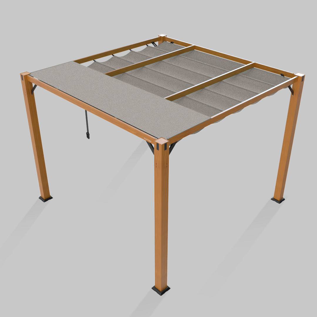 #configuration pergola_single #frame colour_Wood