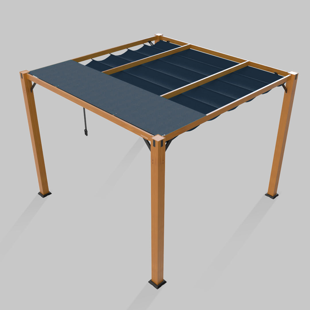 #configuration pergola_single #frame colour_Wood