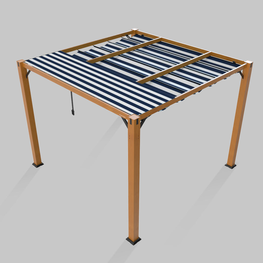 #configuration pergola_single #frame colour_Wood