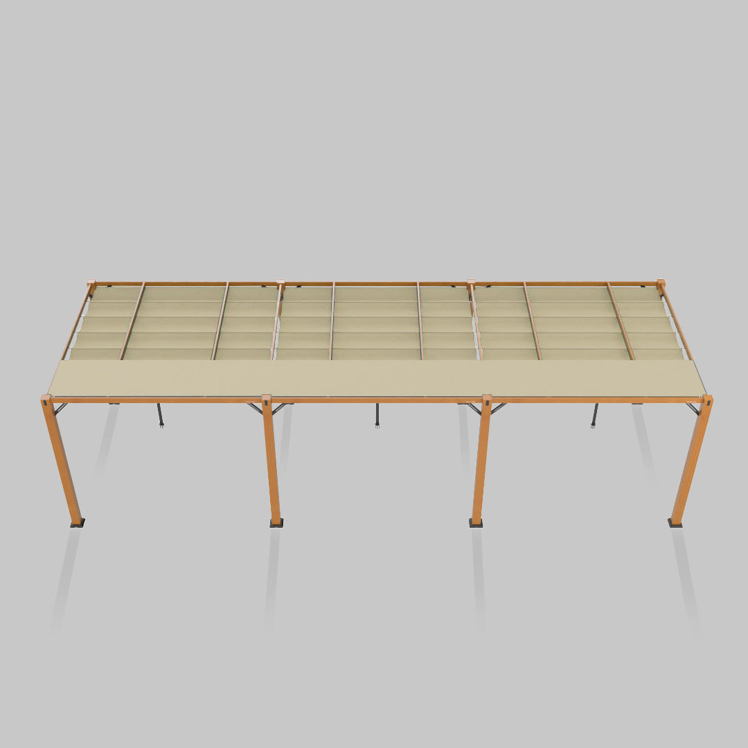 #configuration pergola_triple #frame colour_Wood