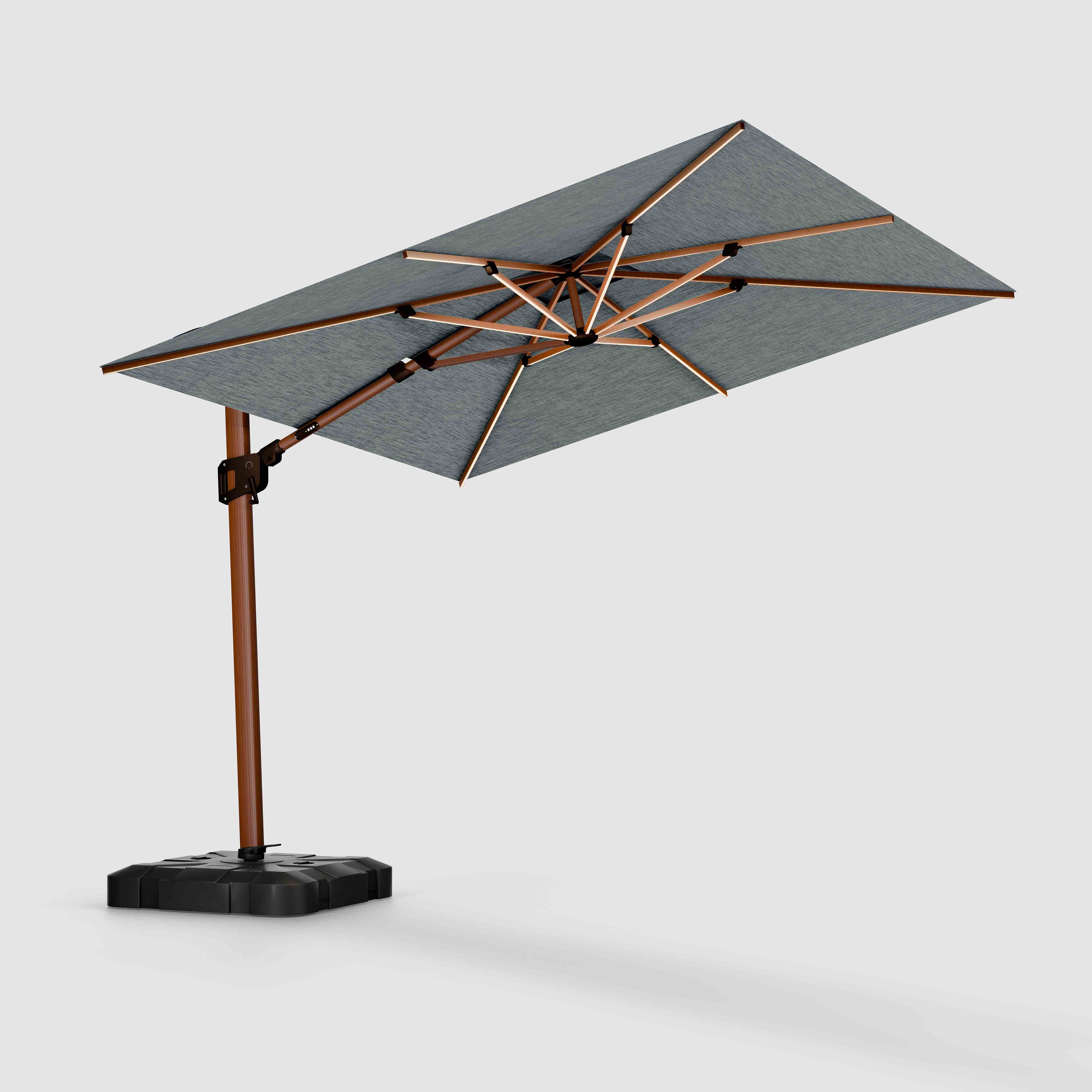 The Supreme Wooden™ - Sunbrella Cast Slate
